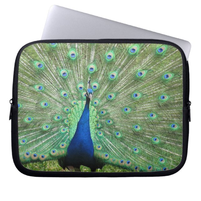 Laptop sleeve - Peacock (Framsidan)