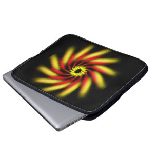 Laptop sleeve - Pinjul i Röd och Gult