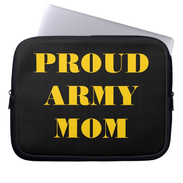 Laptop sleeve Proud Army Mamma (Framsidan)