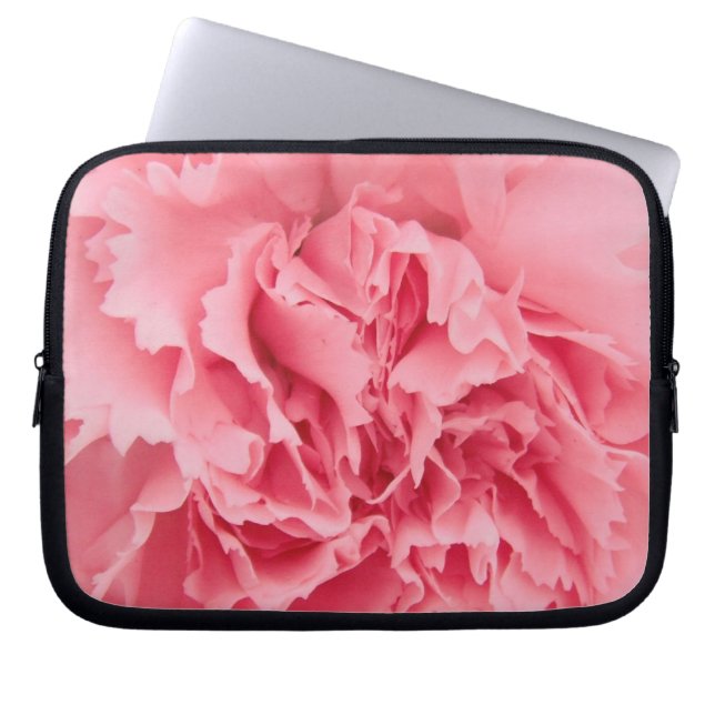Laptop sleeve Rosa Carnation Close (Framsidan)