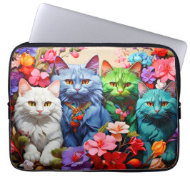 Laptop sleeve - Snyggt Cat Design