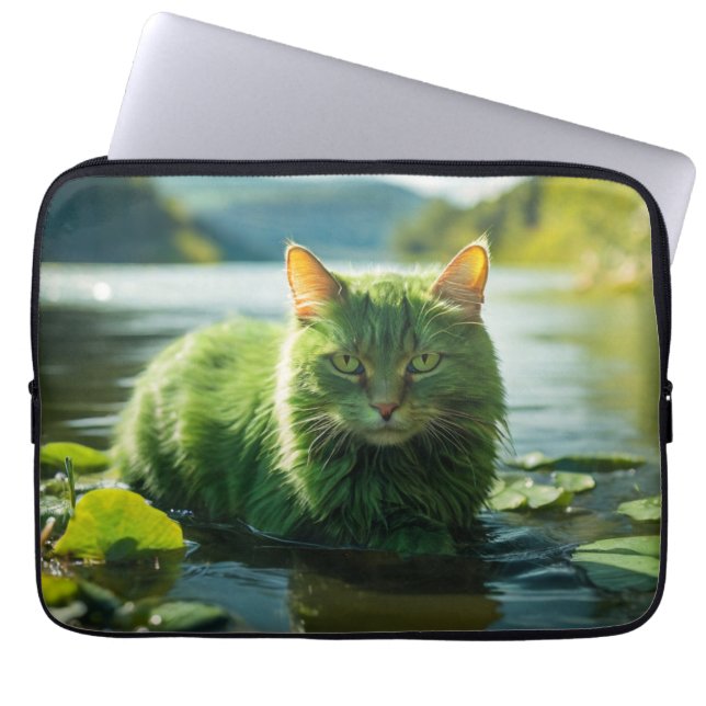 Laptop sleeve - Snyggt Cat Design (Framsidan)