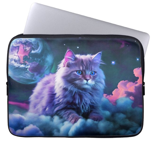 Laptop sleeve - Snyggt Cat Design (Framsidan)