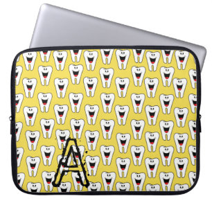 Laptop sleeve Teth Smile Gult