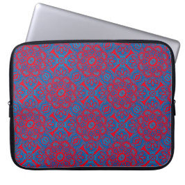 Laptop sleeve Tribal Blue