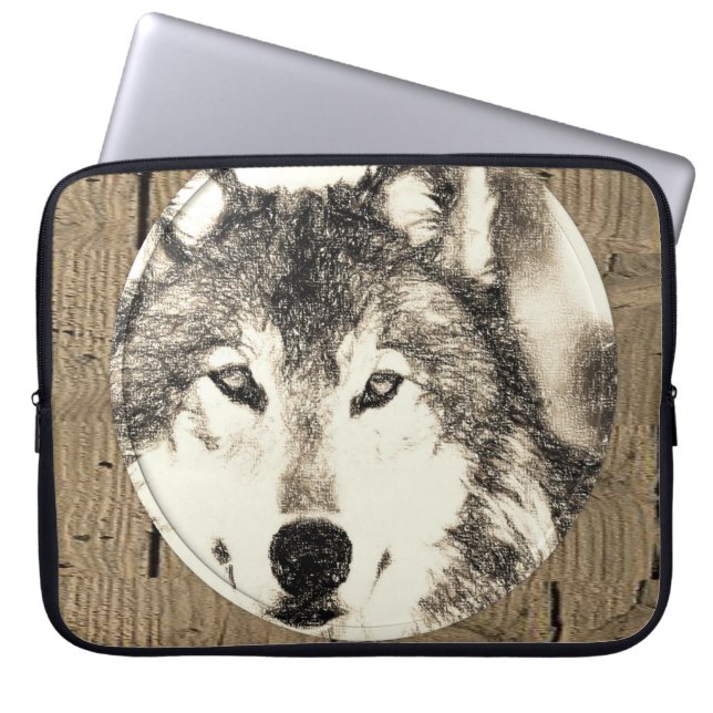 Laptop sleeve Varg (Framsidan)
