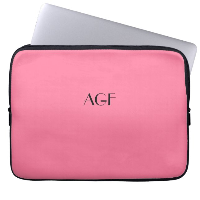laptop sleevemonogram för 13" bärbar dator, #241 laptop sleeve (Framsidan)