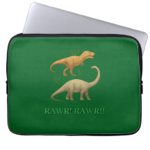 Laptopfodral - Jag älskar dinosaurier Rawr Rawr