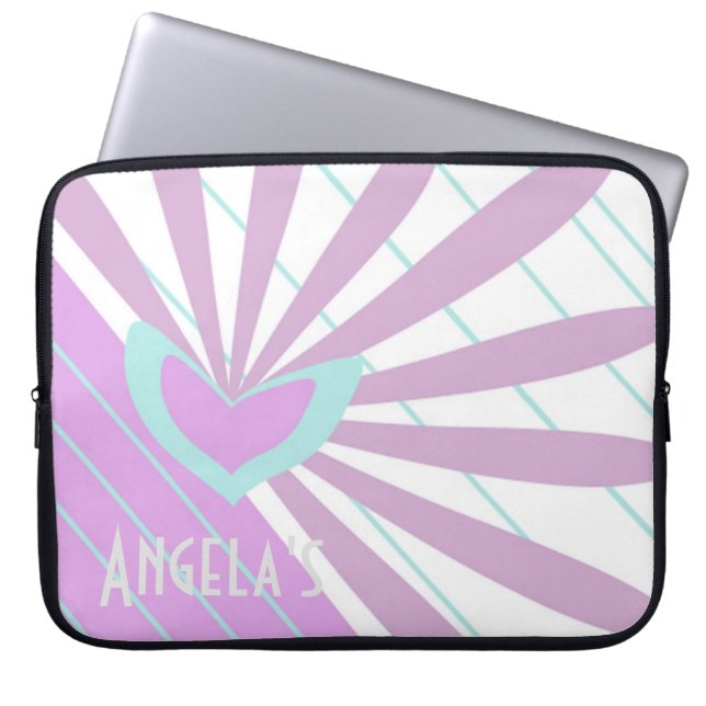 Laptopfodral m/ hjärta laptop fodral (Framsidan)