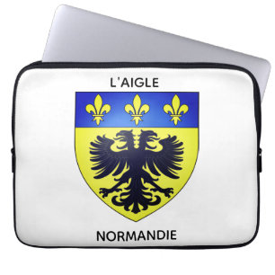 Laptopfodral vapensköld av L'Aigle i Normandie Laptop Fodral