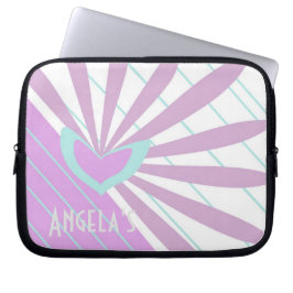 Laptoppåse med hjärta laptop fodral