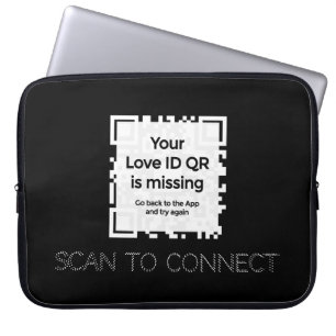 Laptopschutzhülle - BLACK - QR - GLAM Collection Laptop Fodral