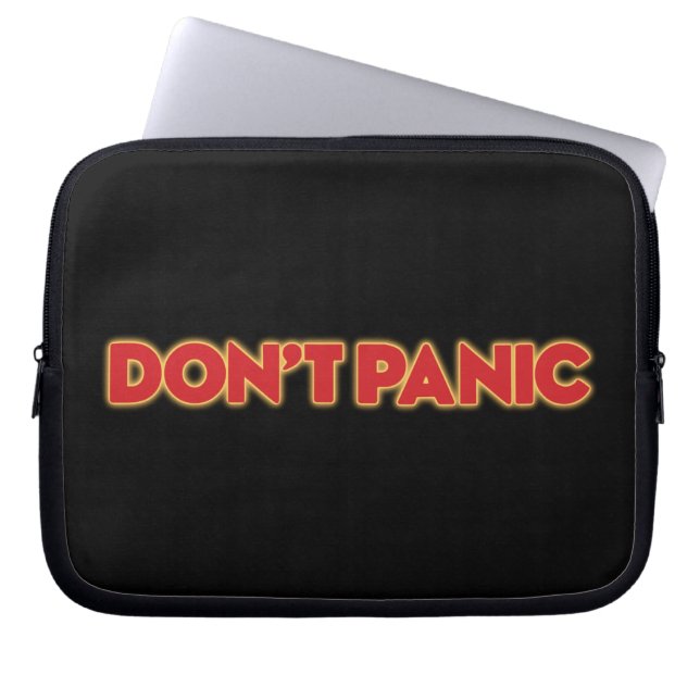 Laptopschutzhülle "Keine Panik" Laptop Fodral (Framsidan)