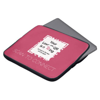 Laptopschutzhülle - RED - QR - GLAM Collection Laptop Fodral