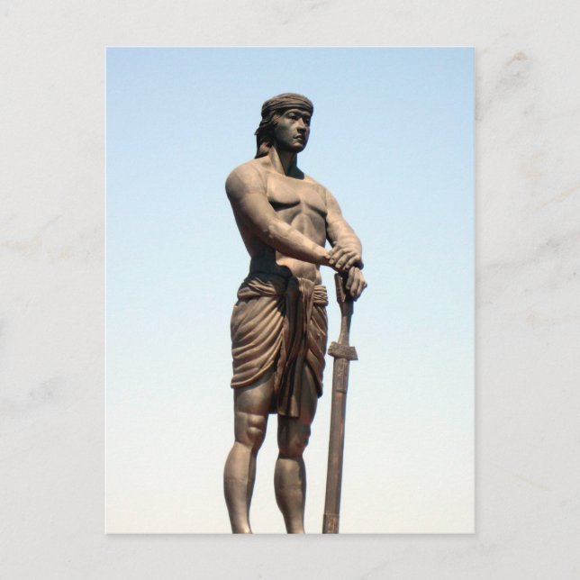 lapu-monument vykort (Framsida)