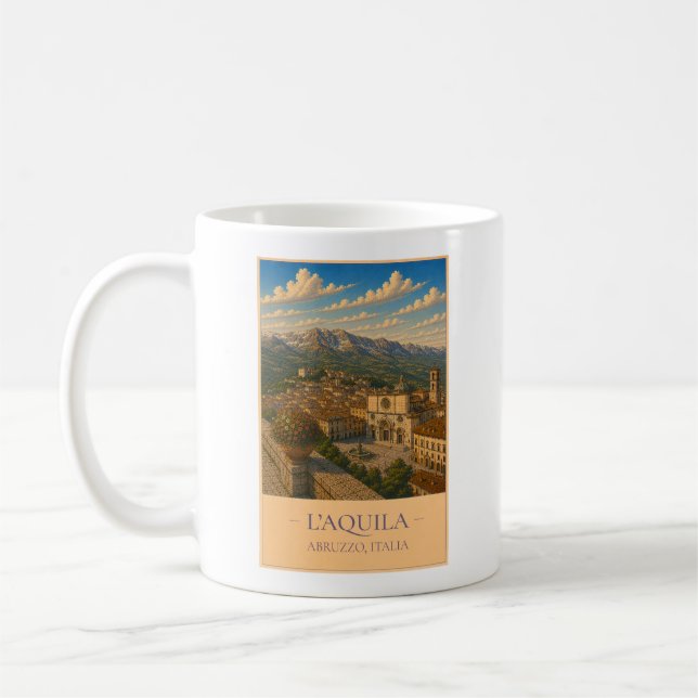 L'Aquila Kaffemugg (Vänster)
