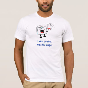 Lär att torka, undvik hårt slag t shirt