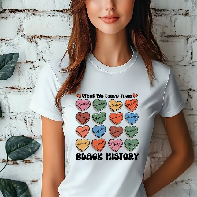 Lär av svart historia T-Shirt (Skapare uppladdad)