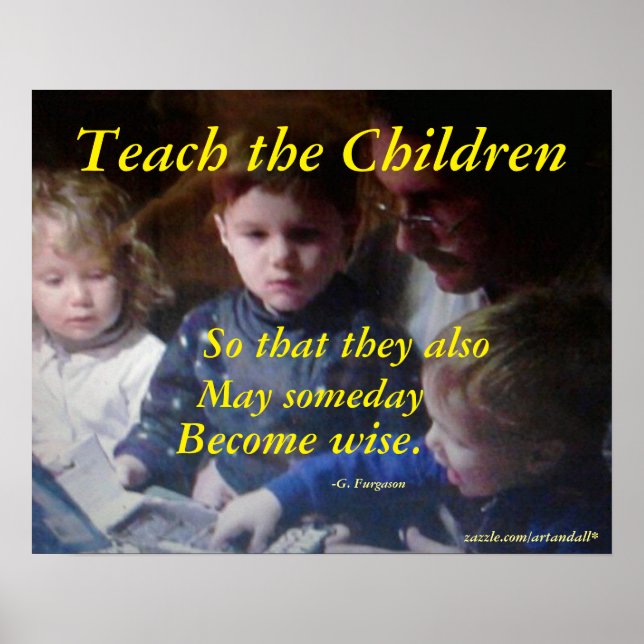 LÄR BARN POSTER (Framsidan)