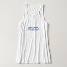 Lär barn - vara fantastisk Flowy Racerback Tank To Linne Med Racerback