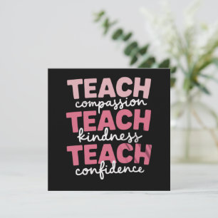 Lär Cute Teacher Life Education Inspirerande Inbjudningar