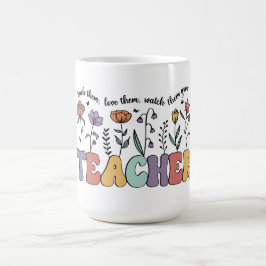 Lär dem Kärlek de Lärare Gift Ideas Tack Kaffemugg