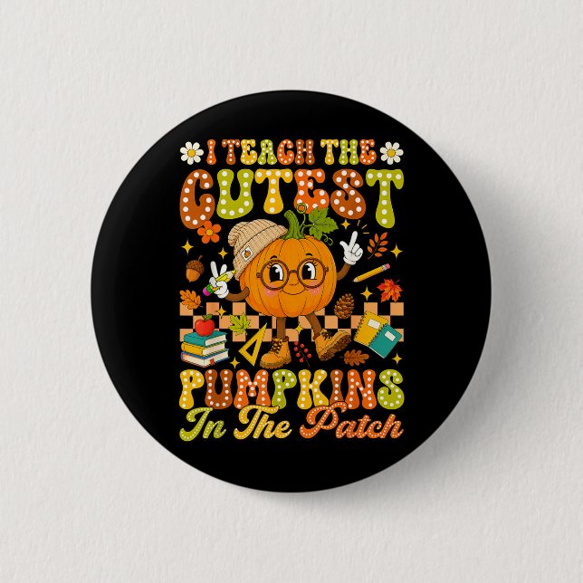 Lär Den Sötaste Pumpor I Lappar Autumn Fall Knapp (Framsida)