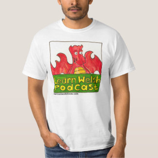 Lär den walesiska PodcastT-tröja T-shirt