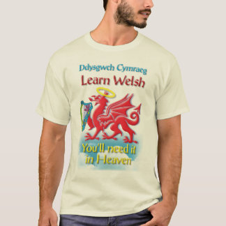 Lär den walesiska T-skjortan Tee Shirt