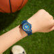 Lär dig att ange tennis för tidsblå gult av grönt armbandsur (Wrist)