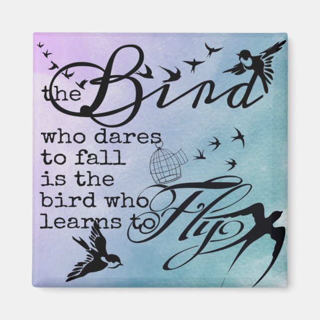 Lär dig att flyga magnet (Framsidan)