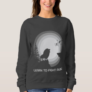 Lär dig att kämpa ensam – Lejon under månsken T Shirt