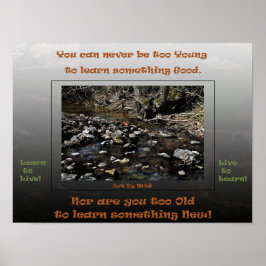 Lär dig att Live Live på Lär dig 2 Poster