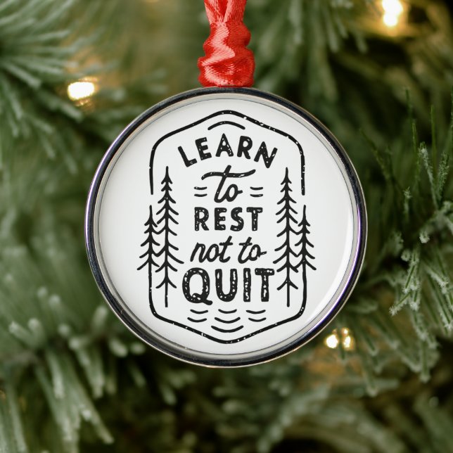 Lär dig att sluta inte med motiveringstecken julgransprydnad metall (Träd)