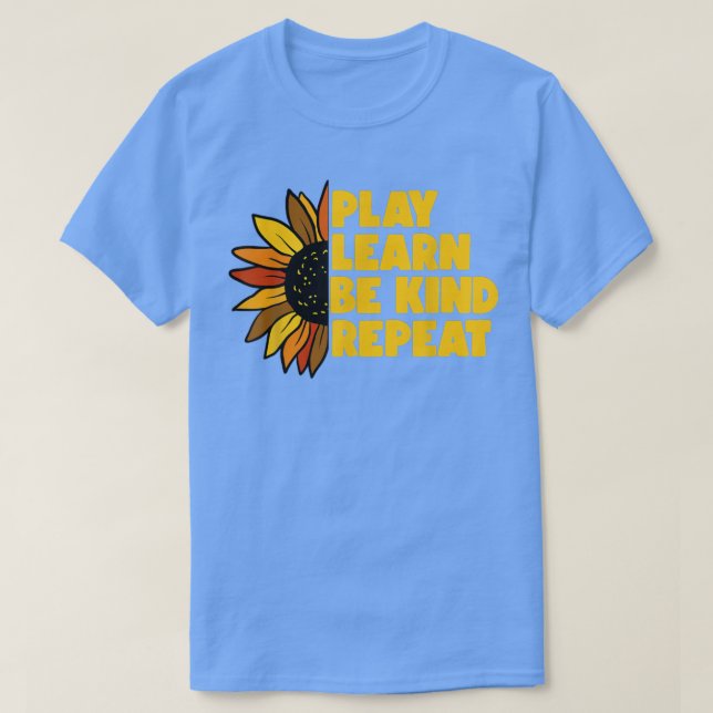 Lär dig att spela upp med typ Upprepa enhetsdag ut T Shirt (Design framsida)