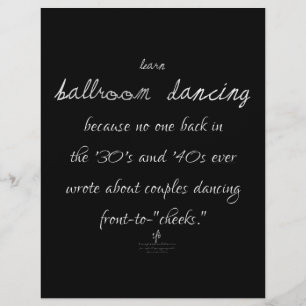 Lär dig Ballroom Dancing Mex. Silver Reklamblad