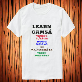 Lär dig Camsá - Tunga Mouth Lip Tooth T Shirt