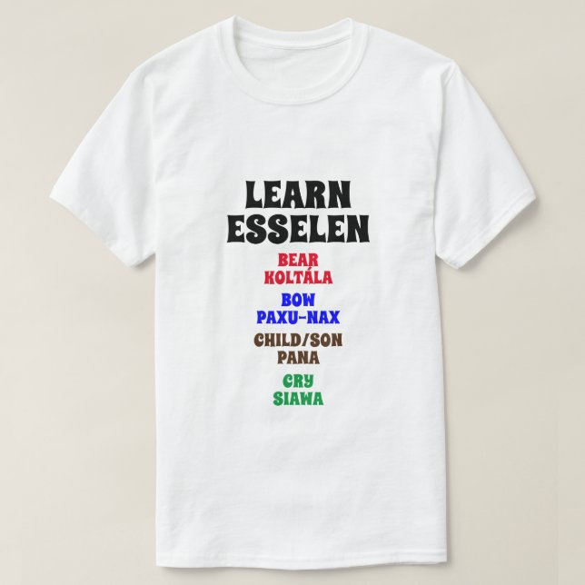 Lär dig Esselen - Björn, Båge, Barn/son, Gråta T Shirt (Design framsida)