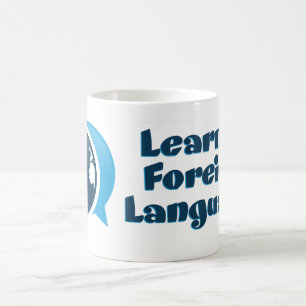 Lär dig ett främmande språk kaffemugg