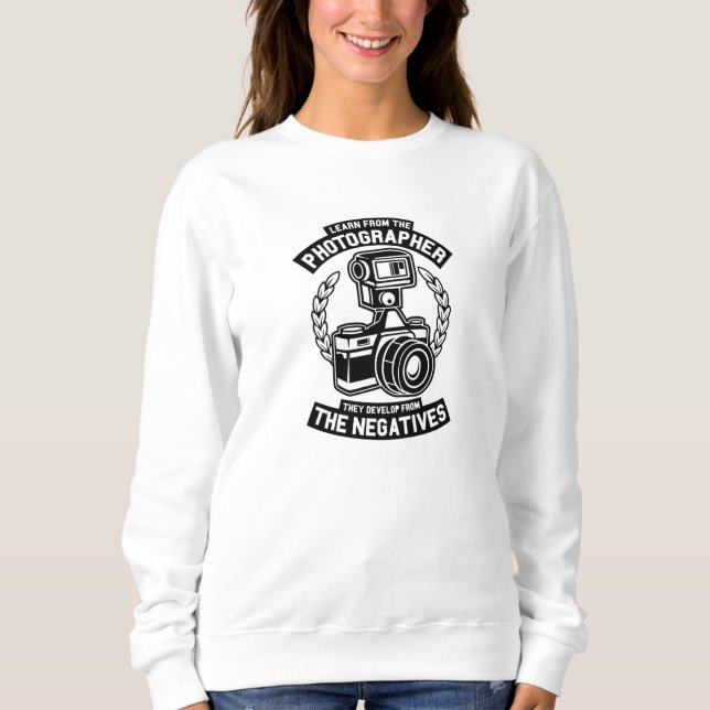Lär dig från fotografen t shirt (Framsida)