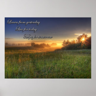 Lär dig från i går..... poster