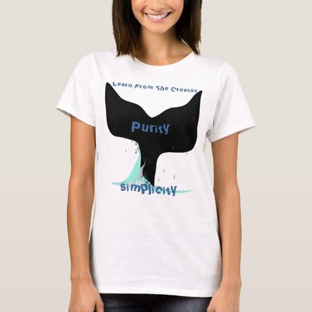 Lär dig från Skapare, enkelhet, renhet Tee (Framsida)