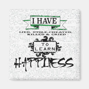 Lär dig HAPPINESS genom att dra lärdomar av livsof Magnet