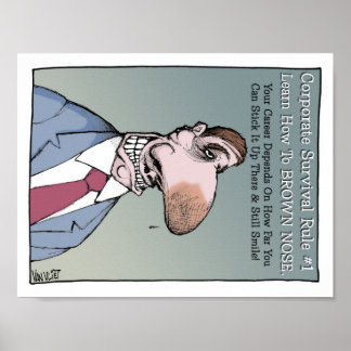 Lär dig hur Brown Nose Poster