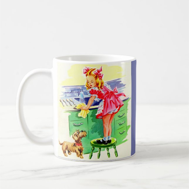 Lär dig hur du tvättar diskarna kaffemugg (Vänster)