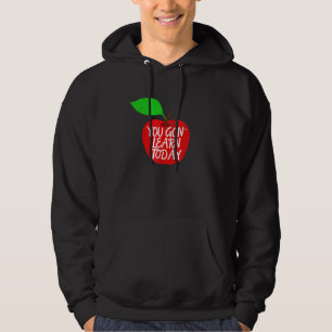 Lär dig i dag Pridet Apple för lärare Hoodie