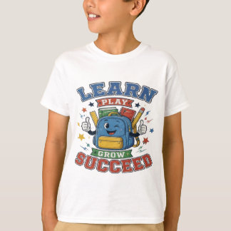 Lär dig Leva Lär dig Växa Lyckas - Tillbaka till s T Shirt