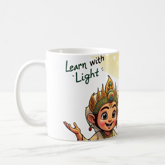 Lär dig med ljus kaffemugg (Vänster)