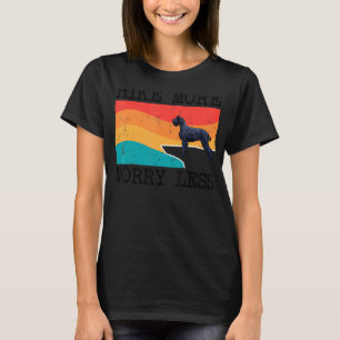 Lär dig mer att oroa dig mindre Giant Schnauzer Gr T Shirt