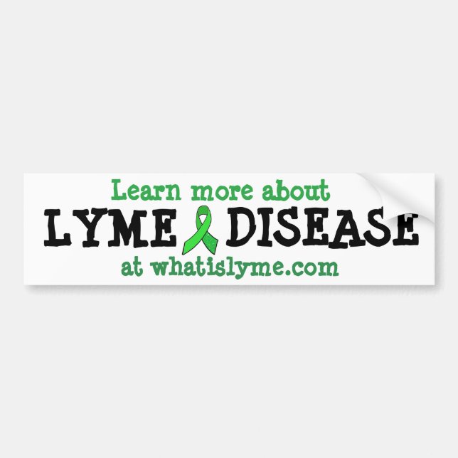 Lär dig mer om Lyme Disease Bildekor Bildekal (Framsidan)